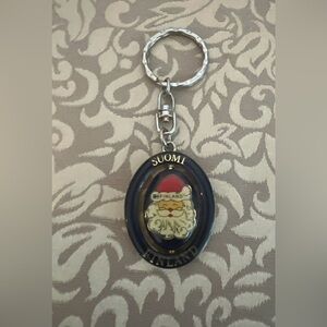 Suomi Finland Keychain Santa Claus Christmas Joulupukki